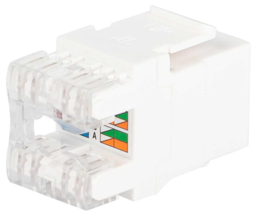 Коннектор ЭРА ОФИС 18-8002-01 RJ45 CAT6 UTP Keystone цвет белый Б0063290