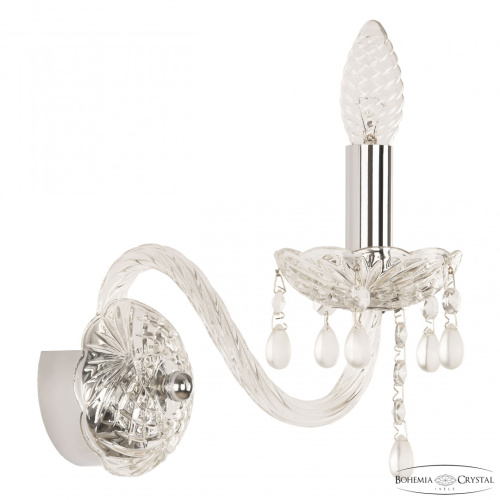 Бра хрустальные 112B/1/165 Ni V0300 Bohemia Ivele Crystal (Богемия Ивеле Кристалл)