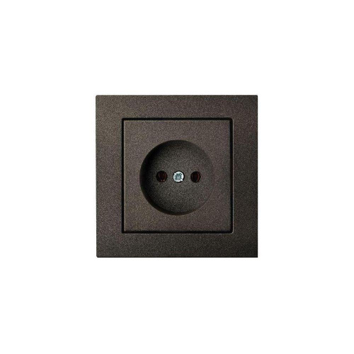 Розетка 2P Liregus Epsilon антрацит 28-105 Розетка 2P Liregus Epsilon антрацит 28-105