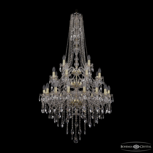 Люстра хрустальная 1415/16+8+4/300/h-155/3d G Люстра хрустальная 1415/16+8+4/300/h-155/3d G