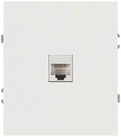 Розетка ЭРА Arktik 16-3107-01 информационная RJ45 белый Б0070474