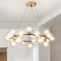 Люстра подвесная Alfa Light F2024-17 E27*35 Медный цвет