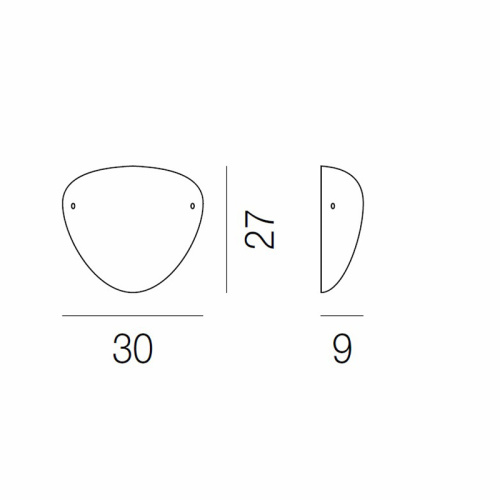 Настенный светильник AP AURA GI фото 3