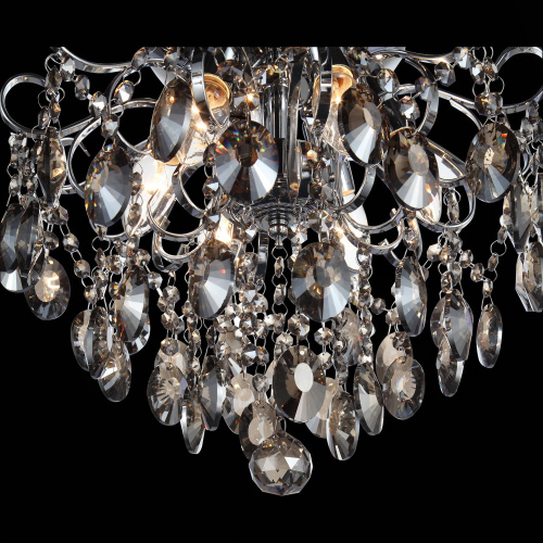 SL846.102.06 Люстра подвесная ST-Luce Темный хром/Тонированный черный E14 6*40W ORECCHINI фото 10