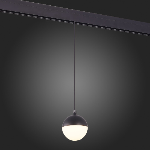 ST358.443.07 Магнитный трековый светильник подвесной Черный LED 1*7W 4000K 520Lm Ra>80 120° IP20 D90 SKYLINE 48 фото 9