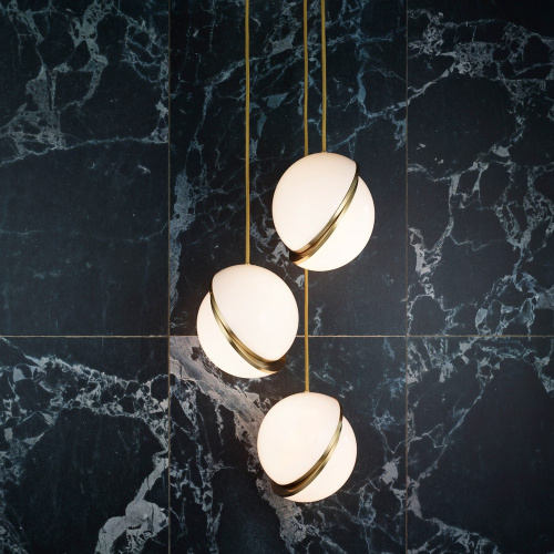 Подвесной светильник Crescent 3S brass фото 3