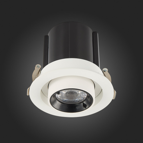 ST702.238.12 Св-к встр. Белый LED 1*12W 3000K 900Lm Ra80 24° IP20 D90xH92 180-240V Встраиваемые светильники фото 3