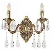 Бра с хрустальными подвесками AL7901B10/2/175 A GB Bohemia Ivele Crystal (Богемия Ивеле Кристалл)