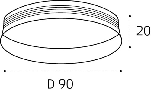 IT02-013 ring black кольцо для светильника фото 3