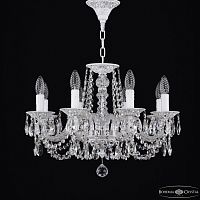 Люстра с хрустальными подвесками AL16302/8/195 WMN Bohemia Ivele Crystal (Богемия Ивеле Кристалл)