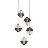 Подвесной светильник MD24022079-5A black/smoky