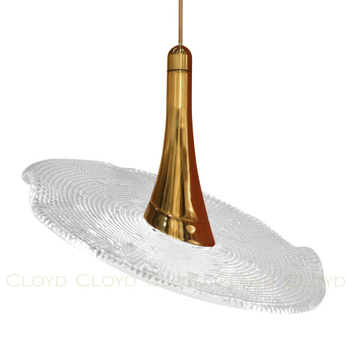 Подвесной светильник Cloyd GRAMMY P1 / Ø31 см - золото (арт.10664) фото 3
