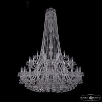 Люстра хрустальная 1409/24+12+6/460/h-174/2d Ni