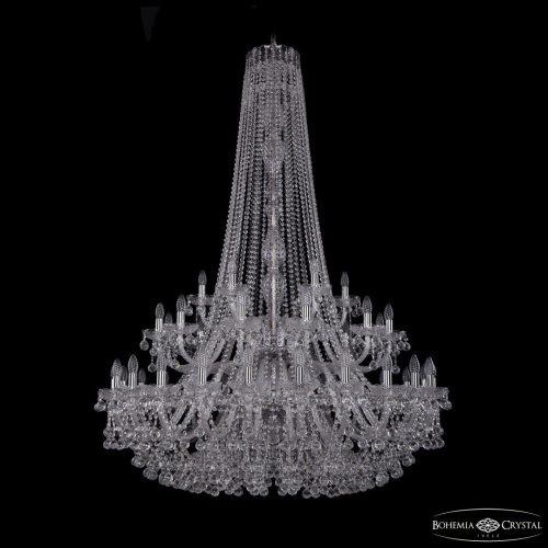 Люстра хрустальная 1409/24+12+6/460/h-174/2d Ni Люстра хрустальная 1409/24+12+6/460/h-174/2d Ni