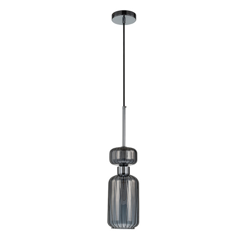 Подвесной светильник Escada 1141/1S E14*60W Chrome/Smoke фото 2 Подвесной светильник Escada 1141/1S E14*60W Chrome/Smoke фото 2