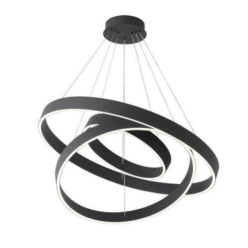 Люстра Crystal Lux TRON SP158W LED BLACK фото 9