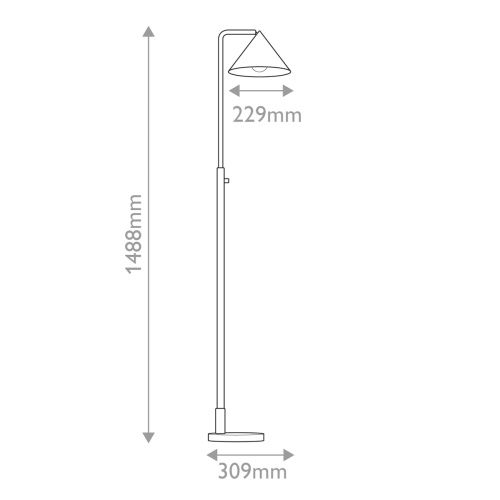 Торшер Alora Mood, Арт. ALM-REMYCK-FL-GD фото 2
