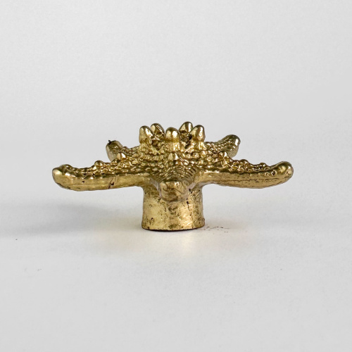 Ручка-кнопка MOS006 brass фото 3 Ручка-кнопка MOS006 brass фото 3