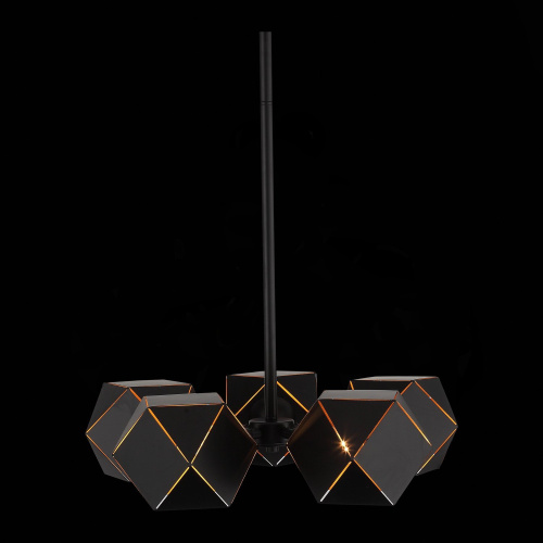 SL258.402.05 Люстра потолочная ST-Luce Черный/Черный, Золото E14 5*40W ENIGMA фото 4