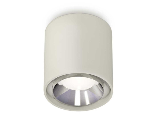 Комплект накладного светильника Ambrella light Techno Spot XS7724003 SGR/PSL серый песок/серебро полированное (C7724, N7032)