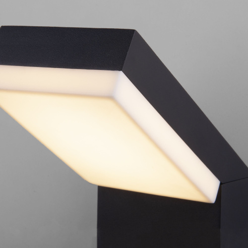 Уличный настенный светодиодный светильник Sensor IP54 с датчиком движения 1541 TECHNO LED черный фото 4