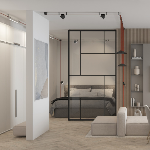 DK5577-WH Cветильник для трека-ремня Belty, серия Linear, со светодиодом, L642*W40*H45мм, 48V DC, 24W, RA90, 120°, 3000K, IP20, белый, алюминий фото 3