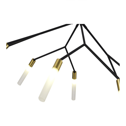 SLE1129-403-08 Светильник подвесной Черный, латунь/Белый G9 8*5W KAITO фото 3