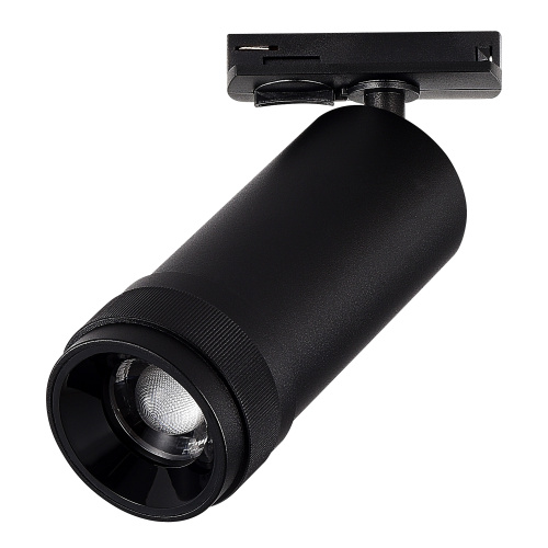 ST385.446.10 Св-к трек. Zoom Черный LED 1*10W 4000K 900Lm Ra 10-55° IP20 D55xH125 220V BASE фото 2