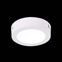 ST112.532.06 Светильник настенно-потолочный Белый LED 1*6W 3000K 330Lm Ra80 120° IP20 D110xH28 90-26 Накладные светильники