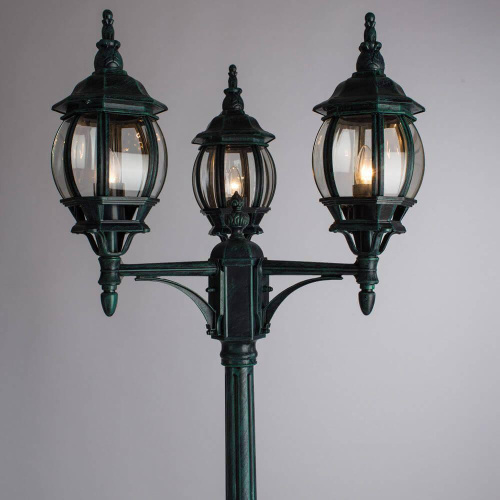 Садово-парковый светильник Arte Lamp Atlanta A1047PA-3BG фото 2