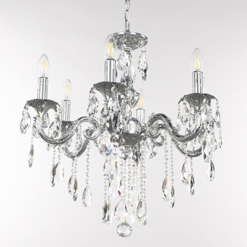 Люстра с хрустальными подвесками AL79101/6/175 B Ni Bohemia Ivele Crystal (Богемия Ивеле Кристалл) фото 5 Люстра с хрустальными подвесками AL79101/6/175 B Ni Bohemia Ivele Crystal (Богемия Ивеле Кристалл) фото 5