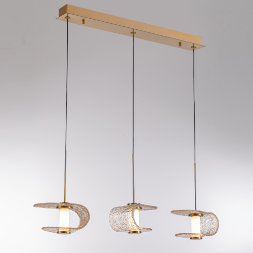 Подвесной светильник MD24020901-3B gold/cognac фото 3