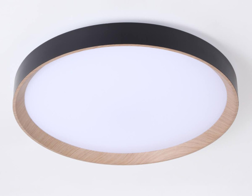 Потолочный светодиодный светильник Ambrella light черный/светлое дерево FZ1326 фото 7