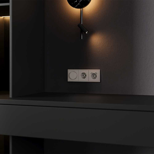 Накладка для светорегулятора поворотно-нажимного, S70 (капучино) Voltum VLS002014 фото 4