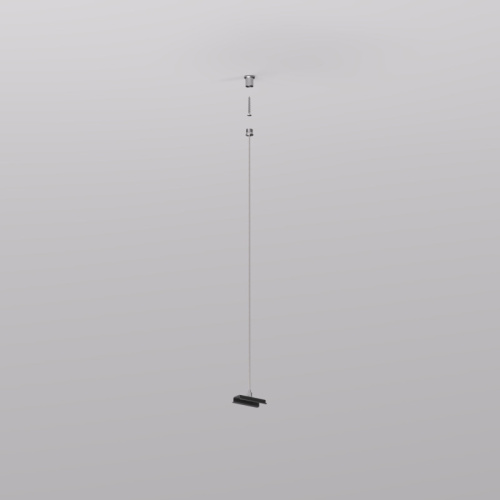 TR2127-BK Механический подвес для трека SMART BASE, IP20, 5м, черный, алюминий фото 4