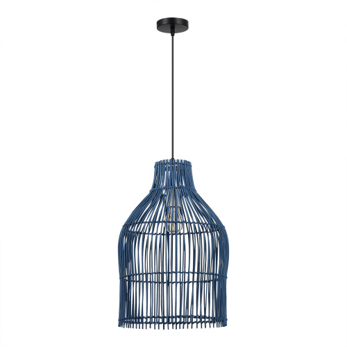 SL1513.403.01 Светильник подвесной ST-Luce Черный/Синий E27 1*40W CESTA фото 4