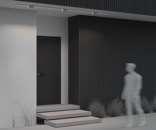 Уличный трековый светильник Outdoor O-TR01-2-S-10WW3K фото 4