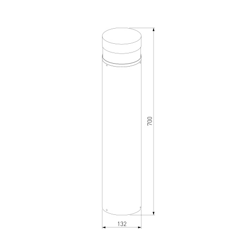 Садово-парковый светильник 1532 TECHNO LED 3000K чёрный 1532 TECHNO LED черный фото 2
