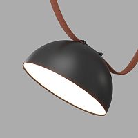 DK5660-BK Cветильник для трека-ремня Belty Smart, серия Flow со светодиодом, D220*H117мм, 48V DC, 24W, RA90, 120°, 3000-5700K, IP20, черный, алюминий