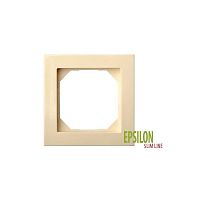 Рамка 1-постовая Liregus Epsilon бежевый 28-0881