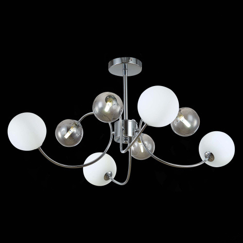 SLE220912-08 Светильник потолочный Хром/Белый, Дымчатый G9 LED 8*5W FORMAE