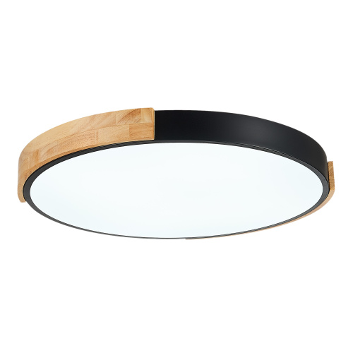 SLE201342-01 Светильник потолочный Черный, Светлое дерево/Белый LED 1*40W 3000K/4000K/6000K DELIA фото 2