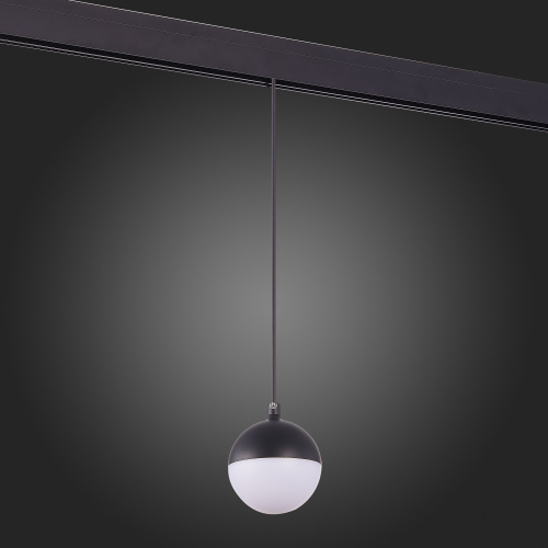 ST358.443.07 Магнитный трековый светильник подвесной Черный LED 1*7W 4000K 520Lm Ra>80 120° IP20 D90 SKYLINE 48 фото 6