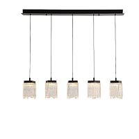 Подвесной светильник MD25020403-5B1 Matt black, LED/25.4W, 3000K dimmable