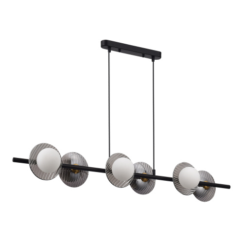 SL1521.403.06 Светильник подвесной ST-Luce Черный/Дымчатый, Белый G9 6*5W 4000K NOON фото 5