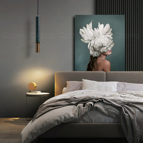 Подвесной светильник Cloyd CLARNET-A P1 / выс. 36 см - зелен.мрамор (арт.10932) фото 5