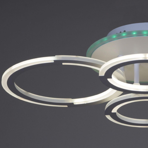 Потолочная светодиодная люстра Reluce 09820-3.3-2+2A WH (RGB) фото 6