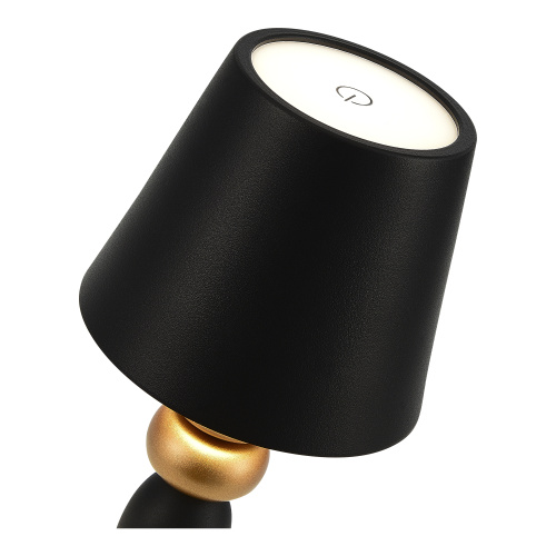 SL1011.414.01 Прикроватная лампа ST-Luce Черный, Золотистый/Черный LED 1*3W 3000-6000K EASE фото 7