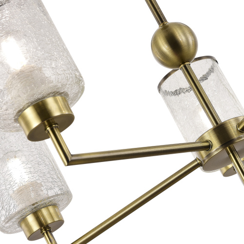 SLE1046-302-05 Светильник потолочный Бронза/Прозрачный E27 5*60W VESTRE фото 3