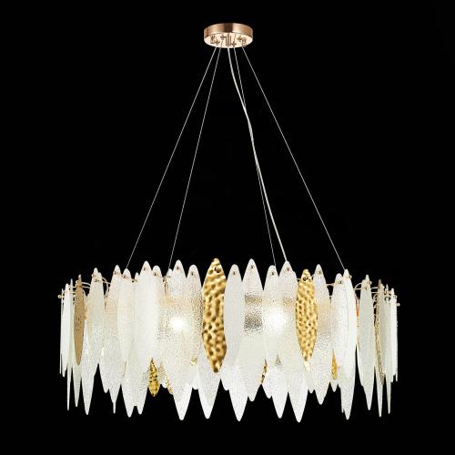 SL1224.203.10 Люстра подвесная ST-Luce Золотистый/Прозрачный, Белый E14 10*60W LASTRA фото 5